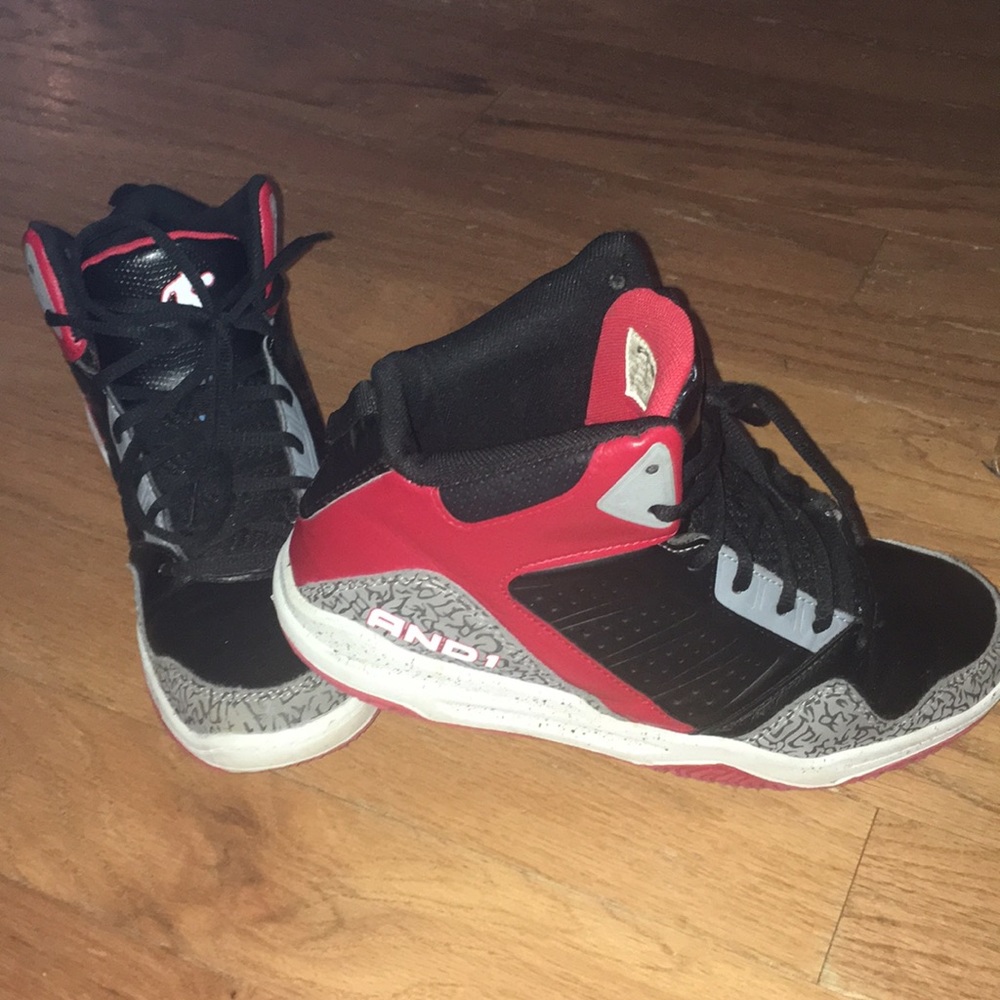 And 1 Red Black and Grey men’s size 7